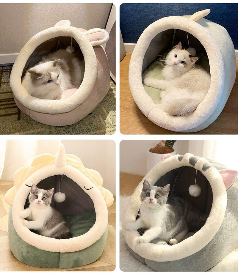 Cama macia e interativa para gatos - petstoreofc